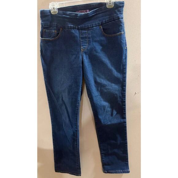 Gloria Vanderbilt Denim - Gloria Vanderbilt Jeans Women Blue Denim Medium Wash High Wasted Comfort Pull